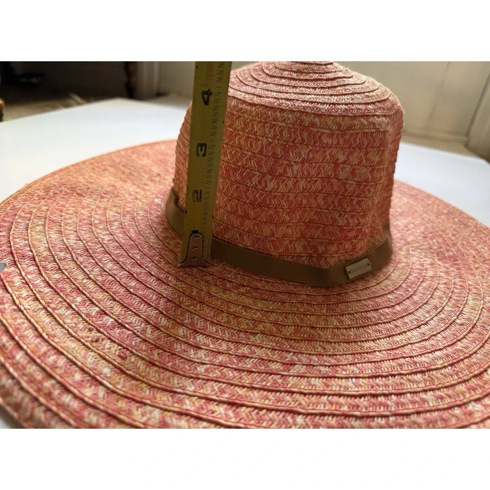 Betmar New York Women's Wide Brim Floppy Sun‎ Hat Pink Orange Beach Hat